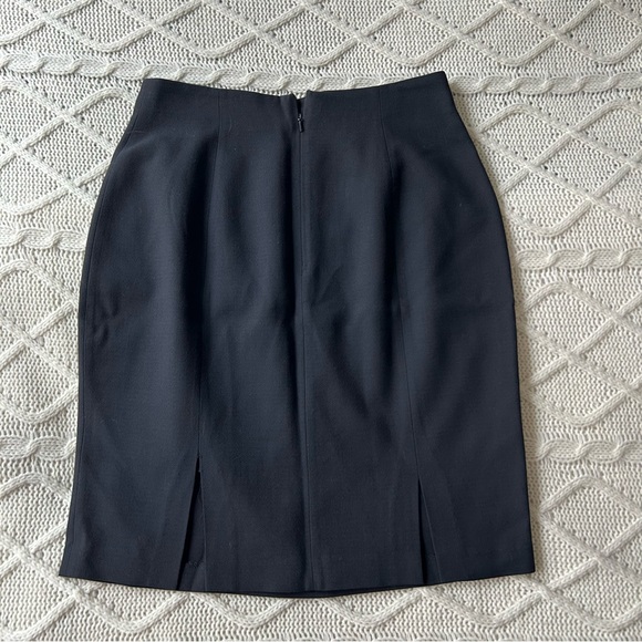 Mexx Wool Blend Black Pencil Skirt - Picture 4 of 6